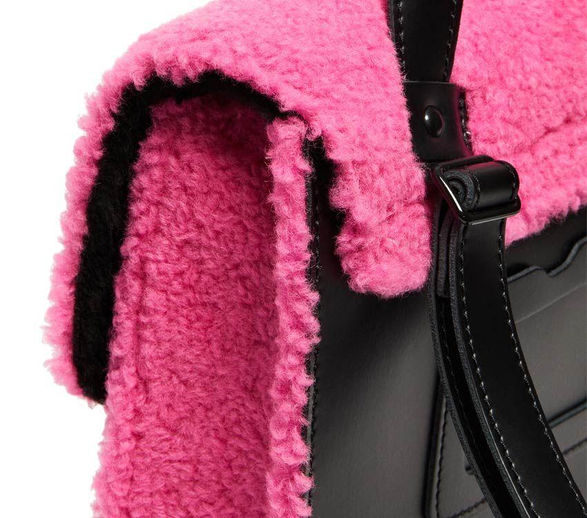 Pink fluffy doc martens store
