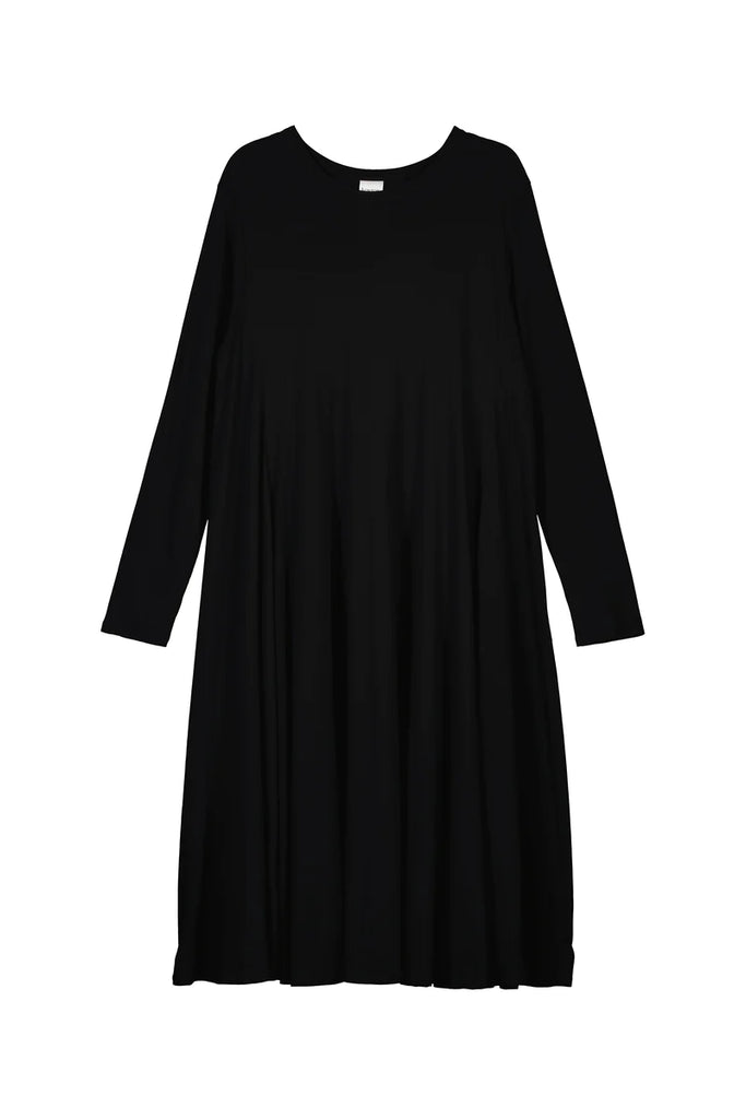Kowtow Long Sleeve Dress ~  Black