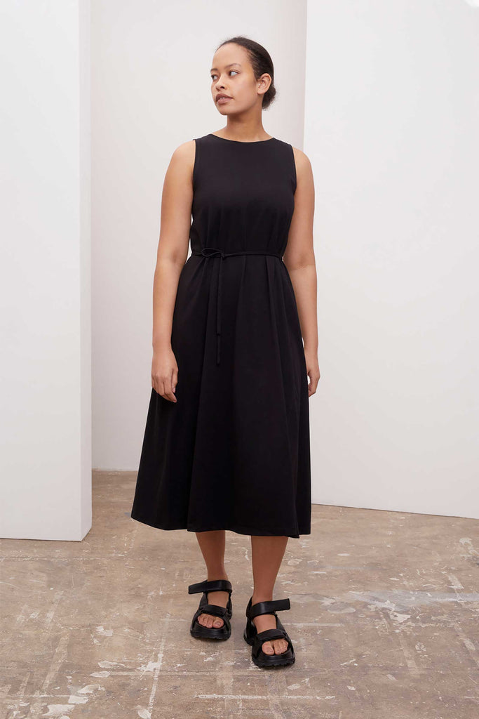 Kowtow Tank Swing Dress Black is this Love